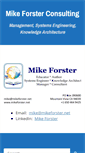 Mobile Screenshot of mikeforster.net